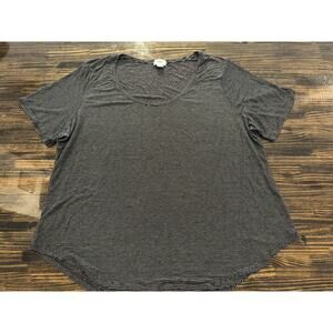 Old Navy Black And White Striped Loose Fit Casual XXL Women's Shirt